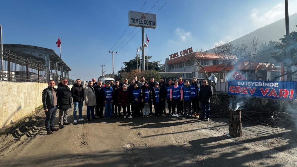 Temel Conta Grevimize Destek Ziyareti