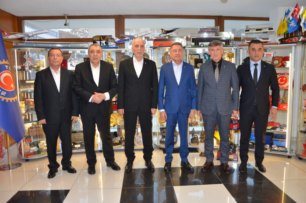 Genel Başkanımız Süleyman Akyüz'ün de Yer Aldığı Türk-İş Heyetine Ziyaret