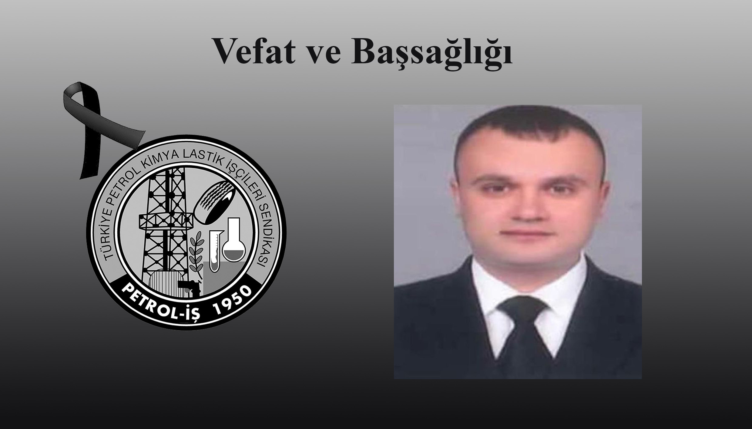 Üyemiz Samet Kalaycıoğlu Vefat Etmiştir