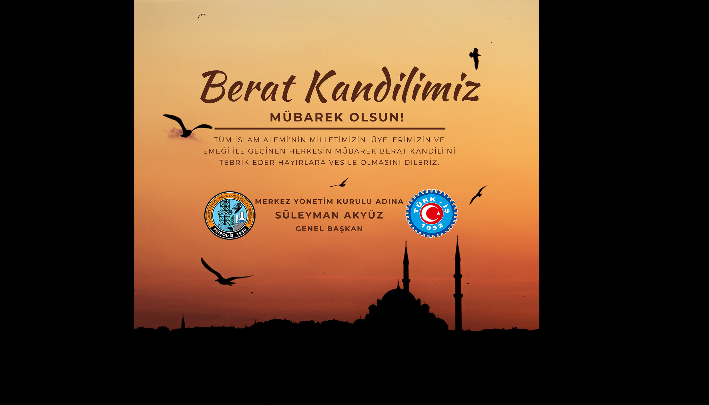 Berat Kandilimiz Mübarek Olsun