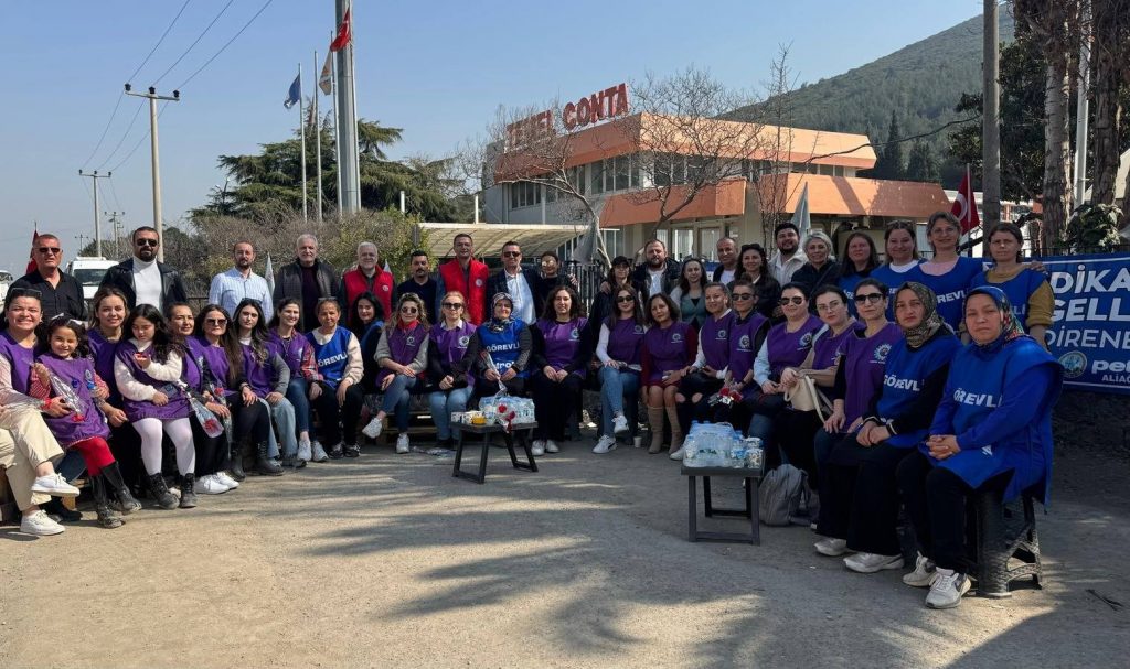 Temel Conta’da 8 Mart Dayanışması