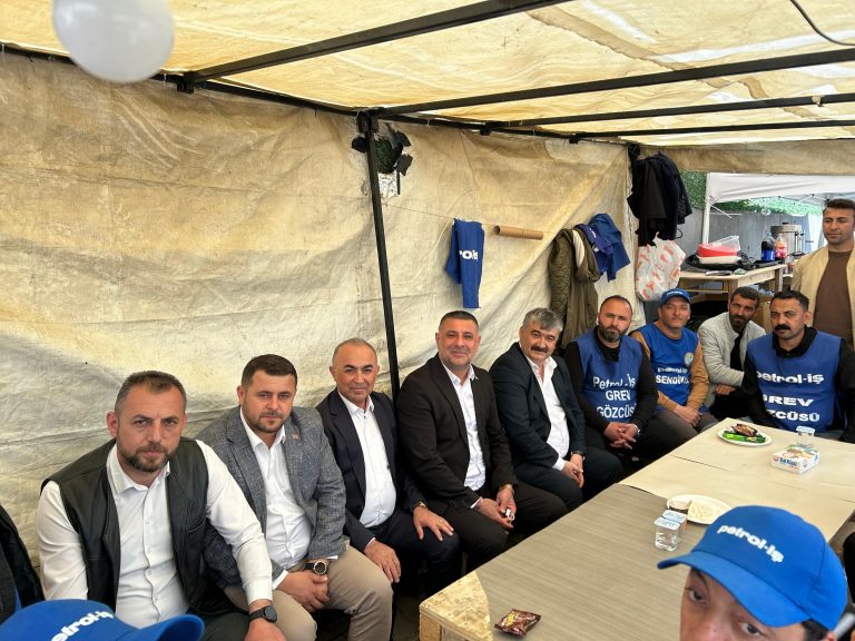 Genel Merkez Yöneticilerimiz Portakal-Porvil Grevini Ziyaret Etti