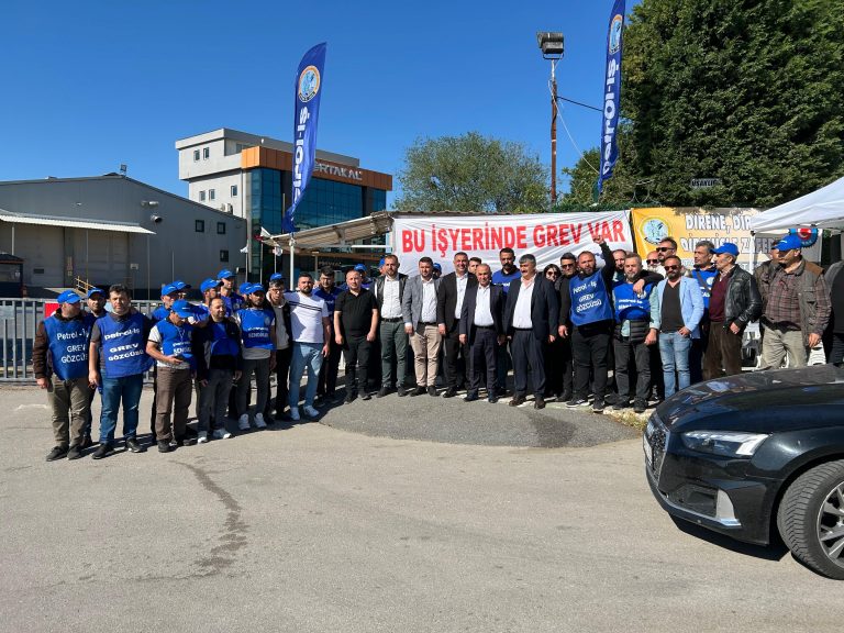 Genel Merkez Yöneticilerimiz Portakal-Porvil Grevini Ziyaret Etti