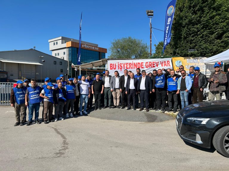 Genel Merkez Yöneticilerimiz Portakal-Porvil Grevini Ziyaret Etti