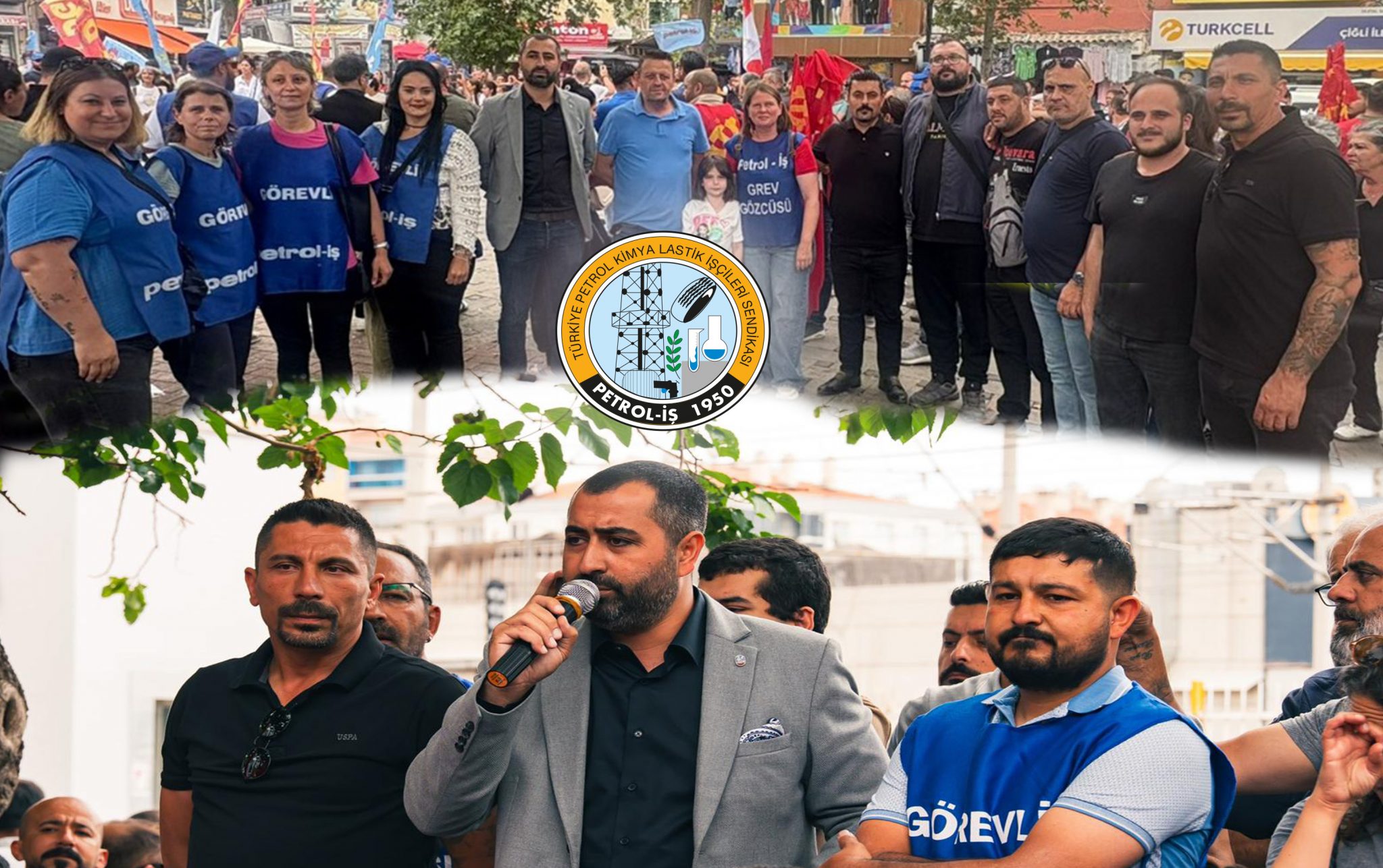 Grevdeki Üç İşyerimiz Çiğli’de Ortak Basın Açıklaması Yaptı