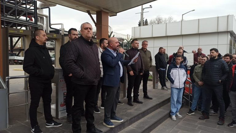 TÜPRAŞ İzmit Rafinerisinde Basın Açıklaması