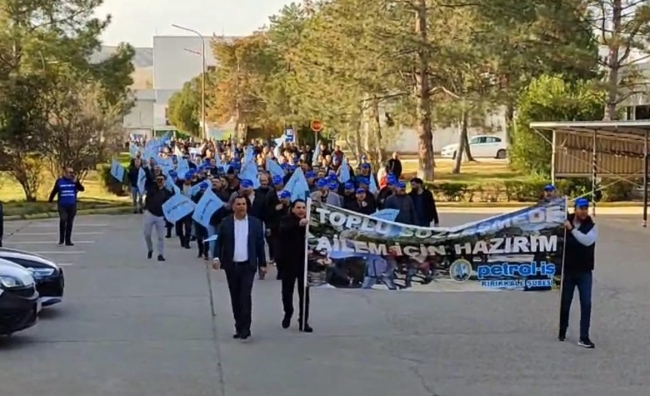 TÜPRAŞ Kırıkkale Rafinerisinde Basın Açıklaması Yapıldı
