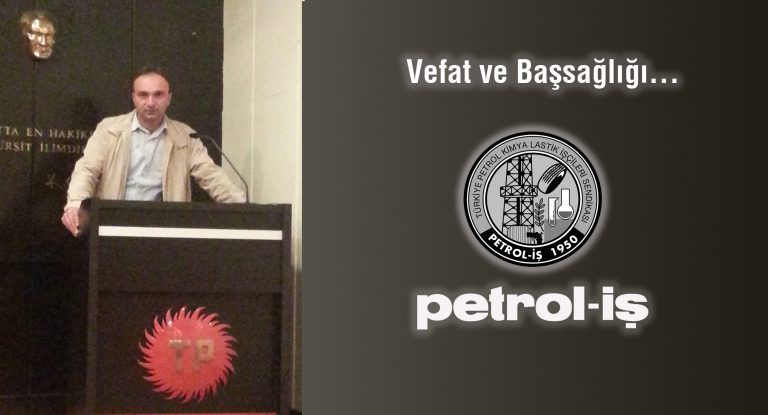 Üyemiz Erhan Gökdağlı Vefat Etmiştir