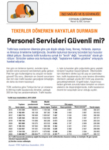 TEKERLER DÖNERKEN HAYATLAR DURMASIN