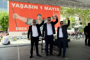 Lüleburgaz’da Kitlesel 1 Mayıs Kutlaması