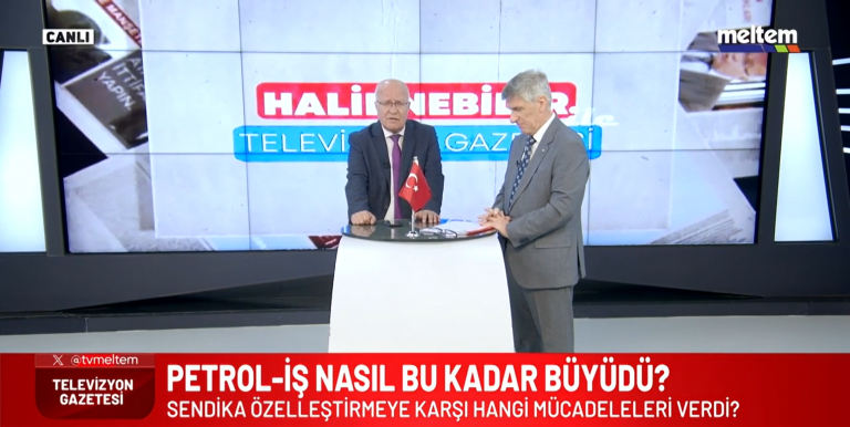 Genel Başkanımız Süleyman Akyüz Meltem TV’ye Konuk Oldu