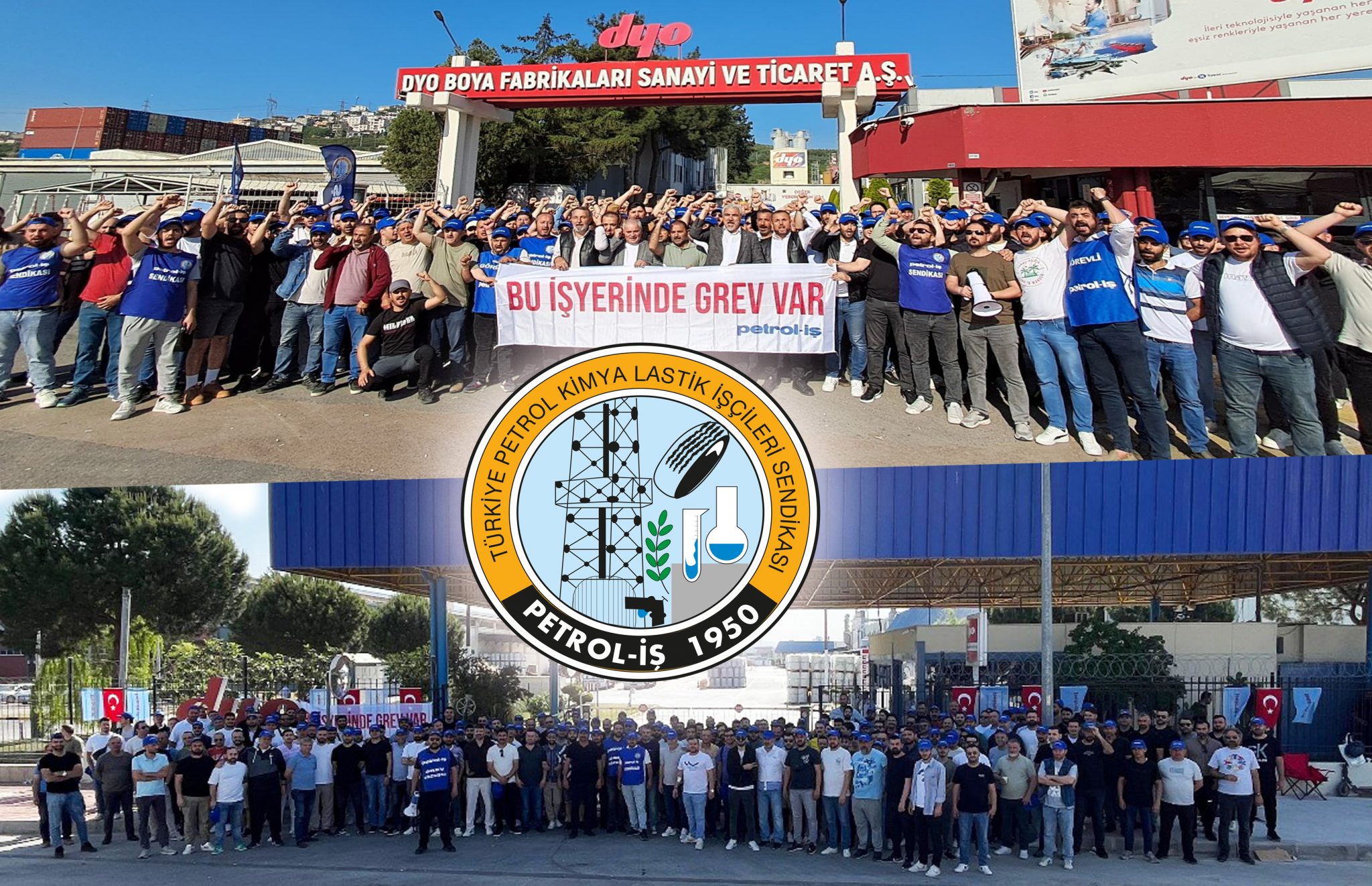 DYO BOYA İşçileri Haklı Talepleri İçin Grevde