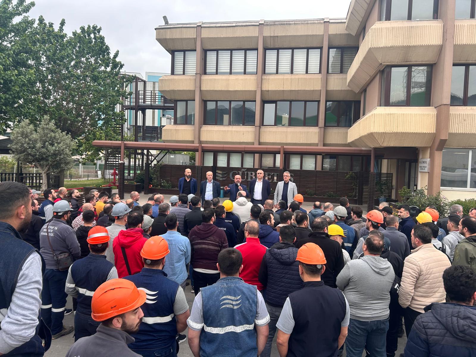 Gübretaş İşyerinde Grev İlanı Asıldı