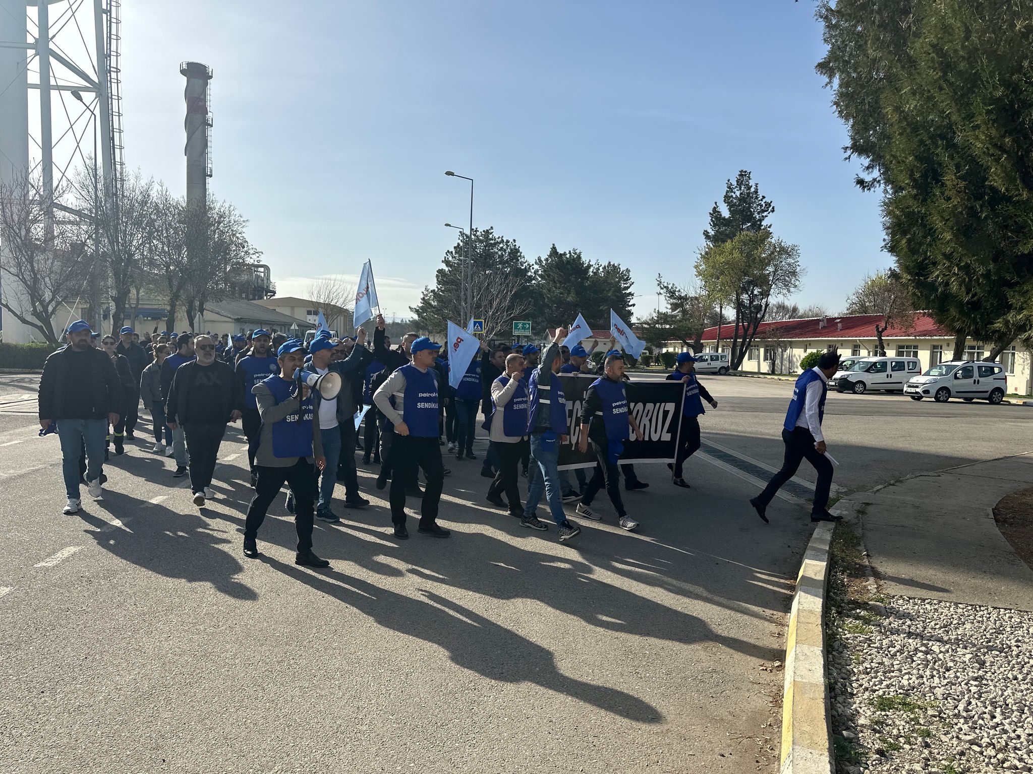 TÜPRAŞ Batman Rafinerisinde Basın Açıklaması Yapıldı