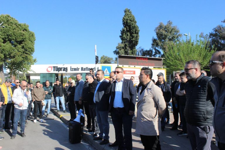 Aliağa “TÜPRAŞ İşçisi Alınterinin Karşılığını İstiyor!”