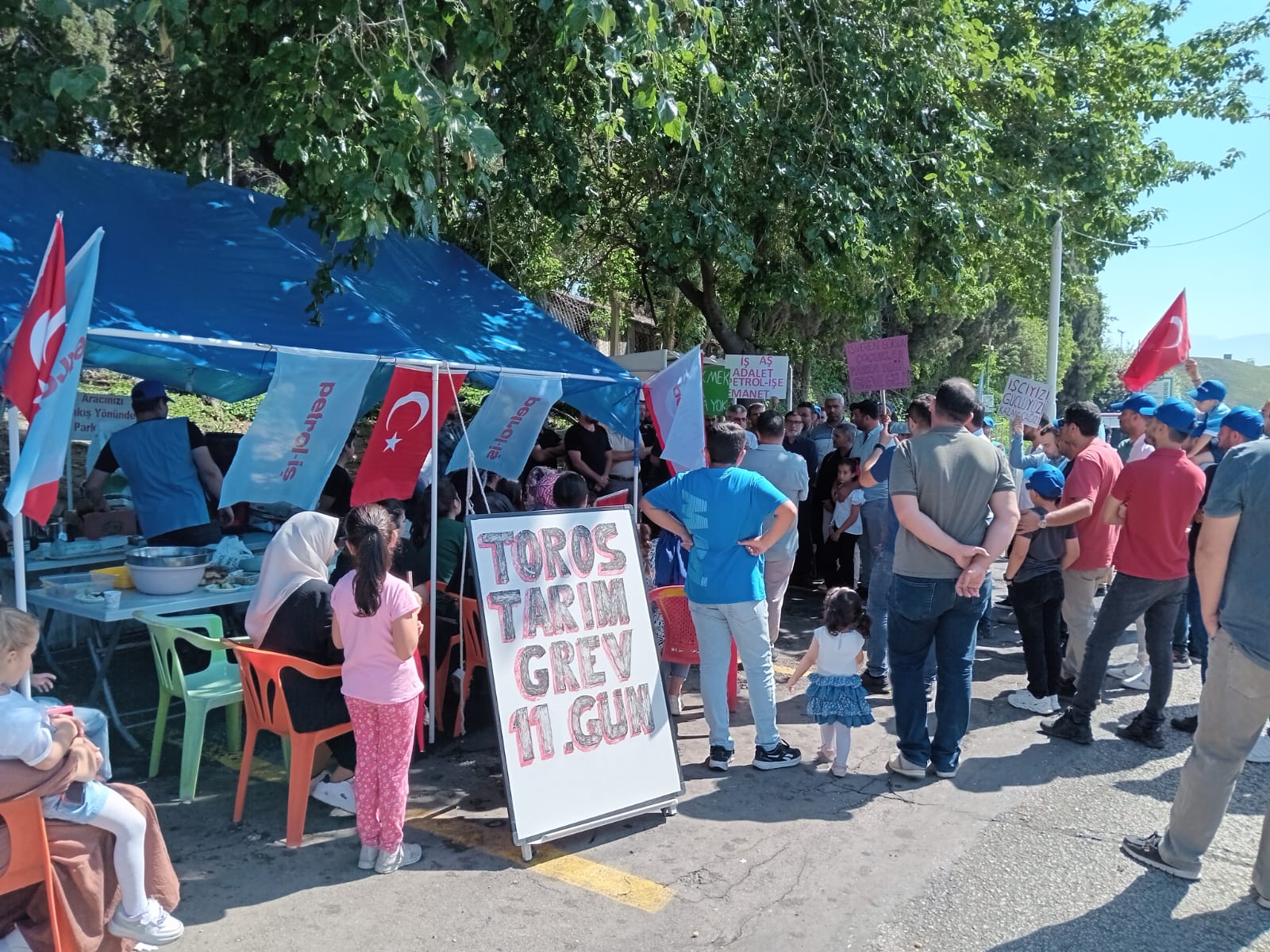 Toros Tarım Grevimiz 11. Gününde