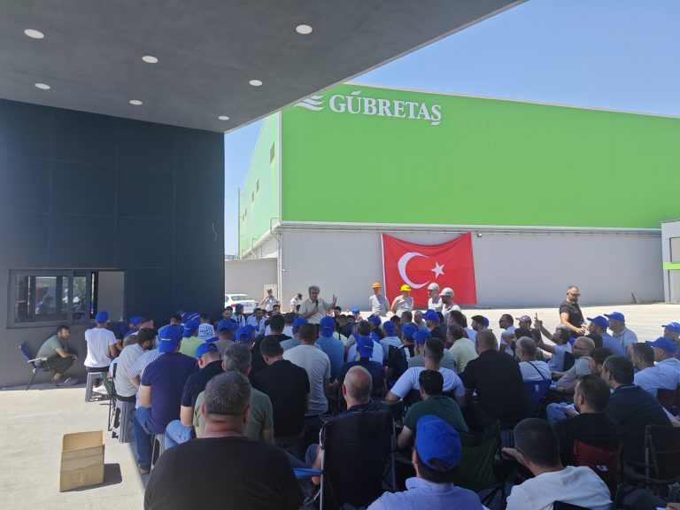 Gübretaş’ta Grev Eğitimi Yapıldı