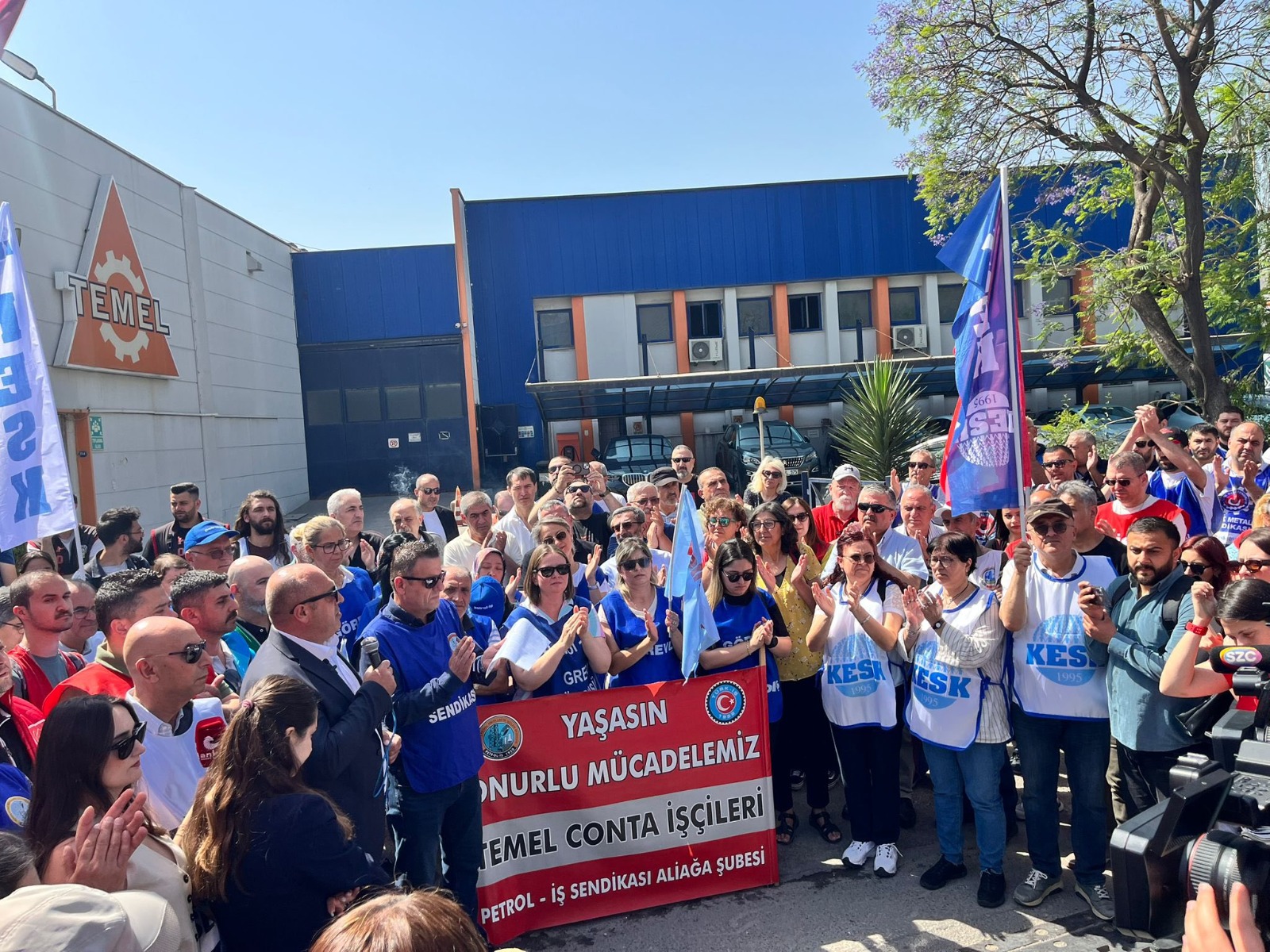 Temel Conta’da Kitlesel Basın Açıklaması