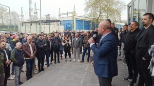 TÜPRAŞ İzmit Rafinerisinde Basın Açıklaması