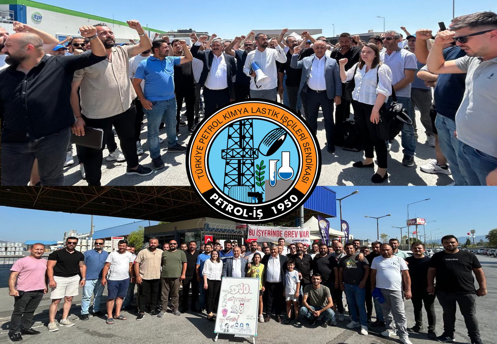 Merkez Yöneticilerimiz İzmir’de Grev Alanlarında Üyelerimizle Bir Araya Geldi