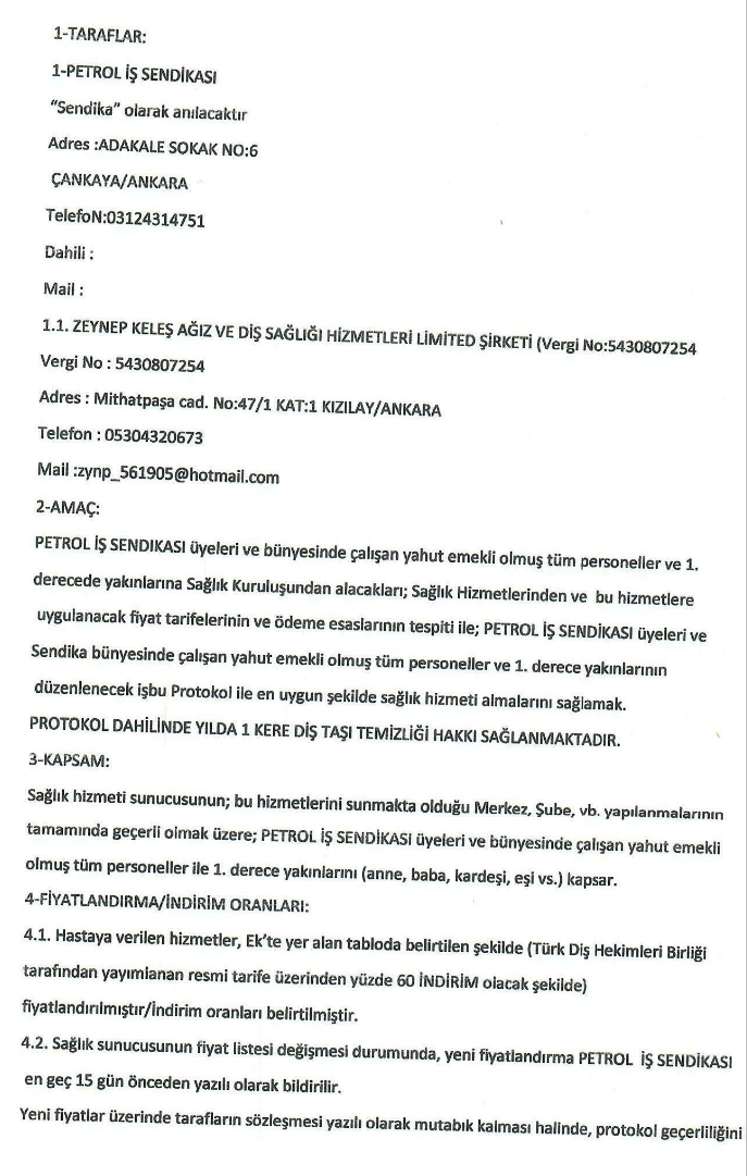 Ankara Şubemizden Üyelerimiz için Kurumsal Anlaşma