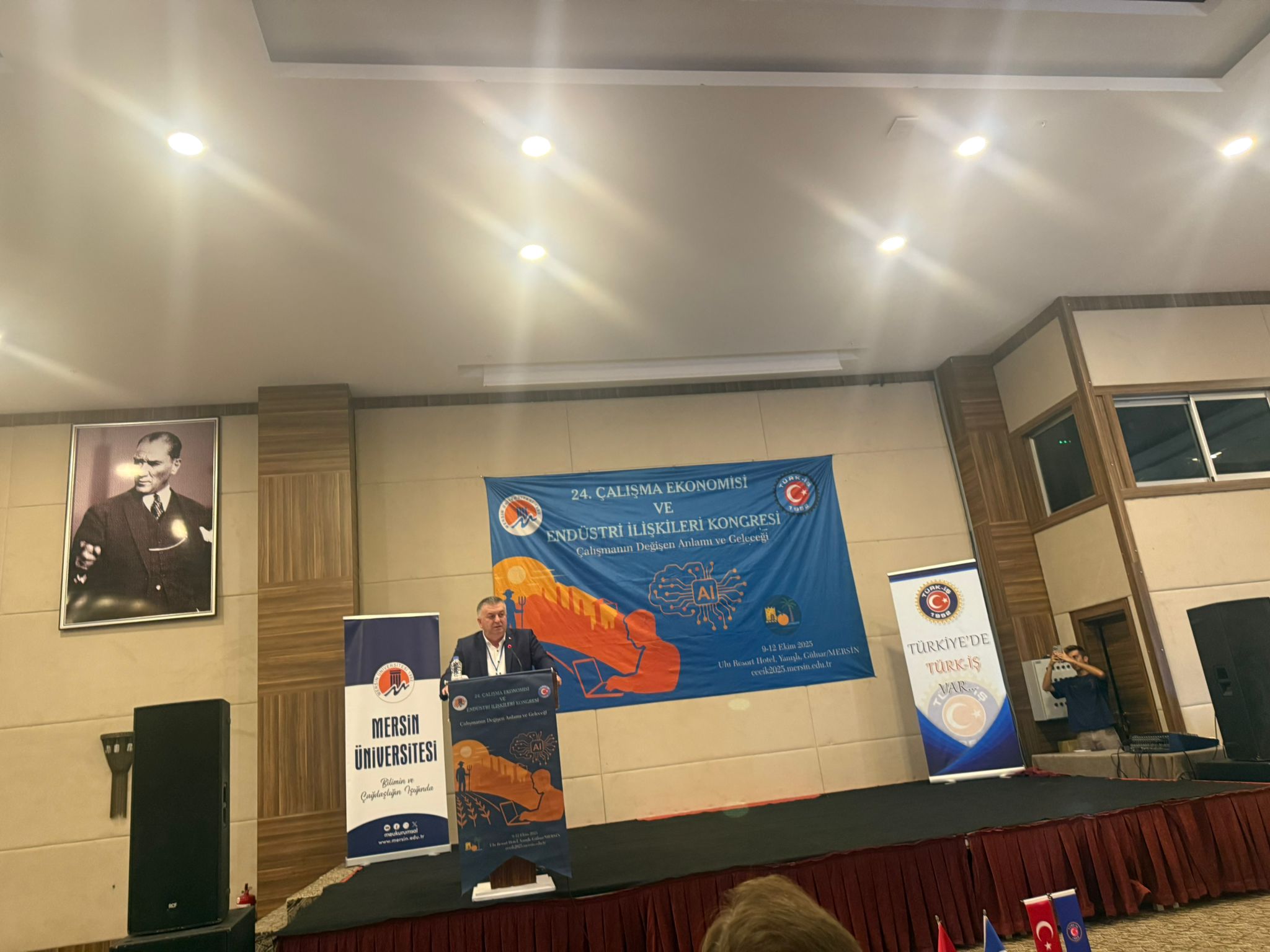 Adana Şube Başkanımız "Çalışmanın Değişen Anlamı ve Geleceği" Sempozyumuna Katıldı