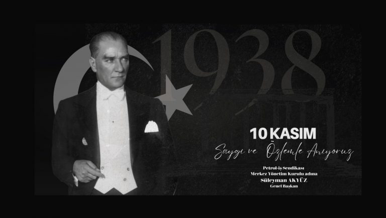 Cumhuriyetimizin Kurucusu Gazi Mustafa Kemal Atatürk'ü Minnet, Saygı ve Özlemle Anıyoruz...