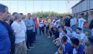 Genel Sekreterimiz Ahmet Baranlı Düzce Şubemizin Futbol Turnuvasının Açılışına Katıldı