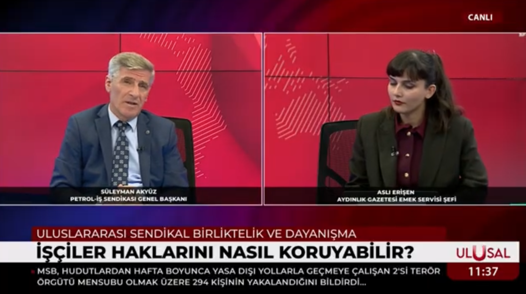 Genel Başkanımız Ulusal Kanal’a Konuk Oldu