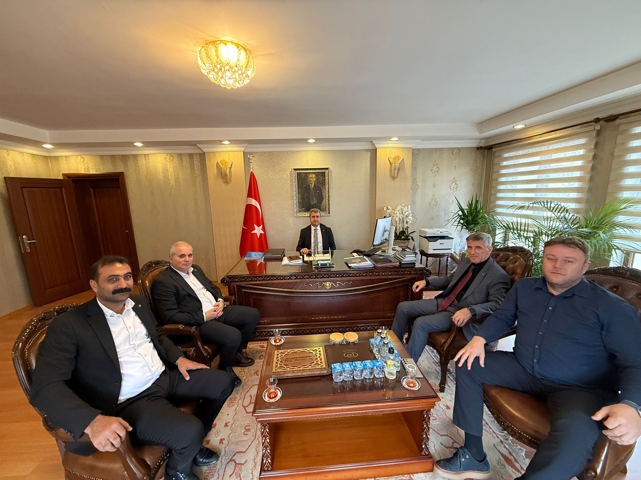 TÜHİS Genel Sekreteri Mehmet Baş’a Hayırlı Olsun Ziyareti