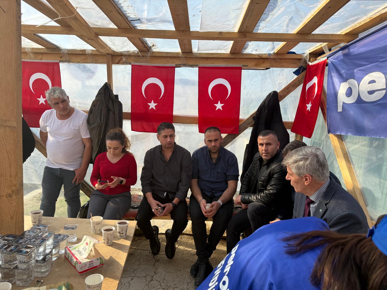 GENEL BAŞKANIMIZ VE GENEL MALİ SEKRETERİMİZDEN SUBMED DİRENİŞİNE DESTEK ZİYARETİ