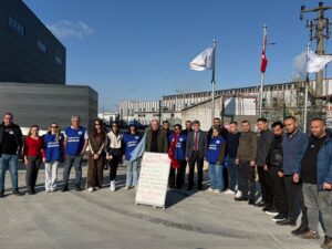 GENEL BAŞKANIMIZ VE GENEL MALİ SEKRETERİMİZDEN SUBMED DİRENİŞİNE DESTEK ZİYARETİ