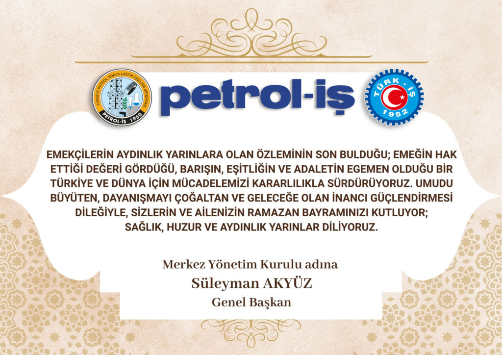 RAMAZAN BAYRAMINIZ KUTLU OLSUN