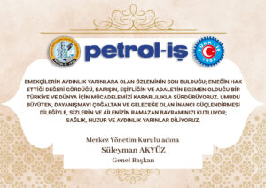 RAMAZAN BAYRAMINIZ KUTLU OLSUN