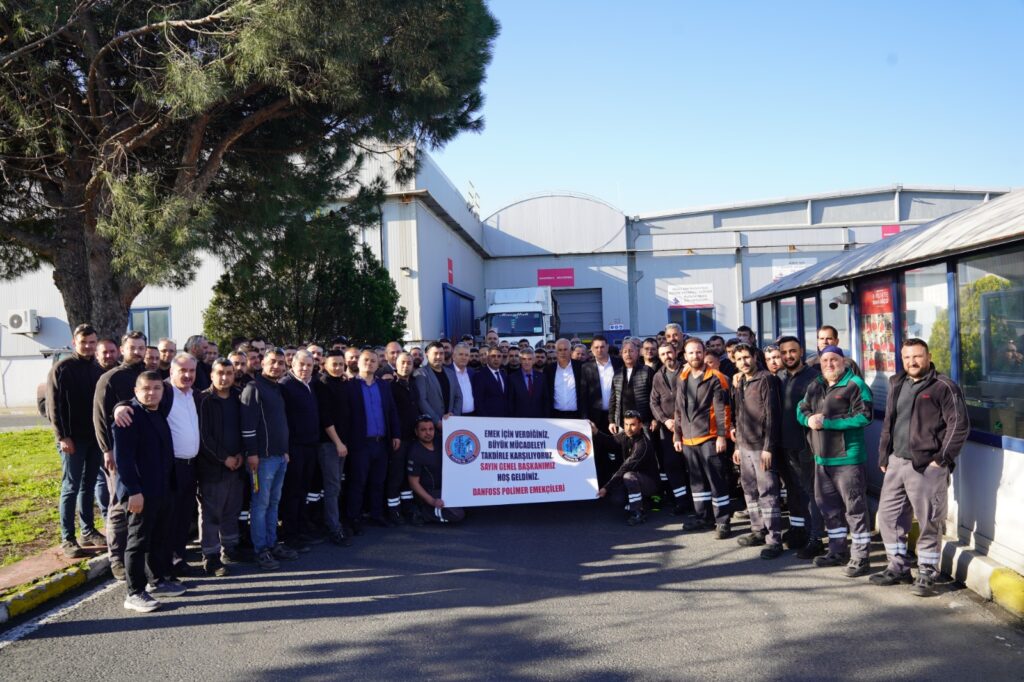 GENEL BAŞKANIMIZ SÜLEYMAN AKYÜZ’DEN DANFOSS İŞYERİNE ZİYARET