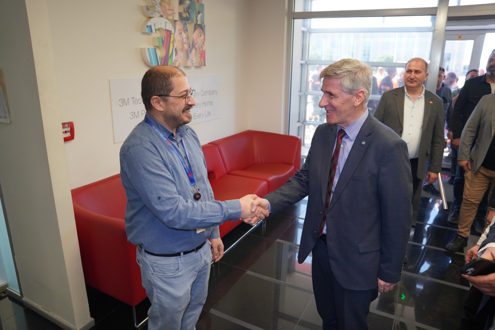 GENEL BAŞKANIMIZ SÜLEYMAN AKYÜZ’DEN 3M İŞYERİNE ZİYARET