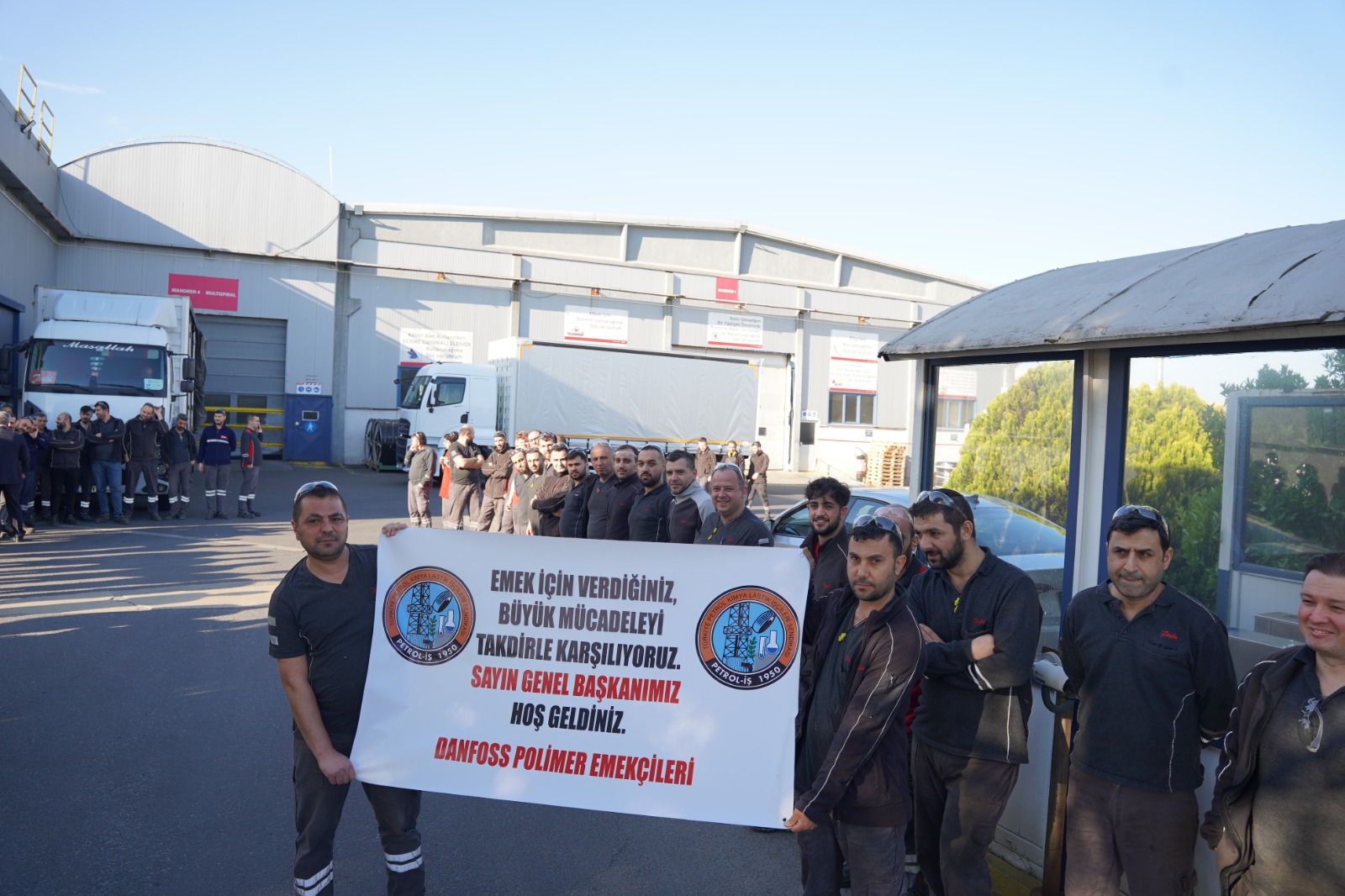 GENEL BAŞKANIMIZ SÜLEYMAN AKYÜZ’DEN DANFOSS İŞYERİNE ZİYARET