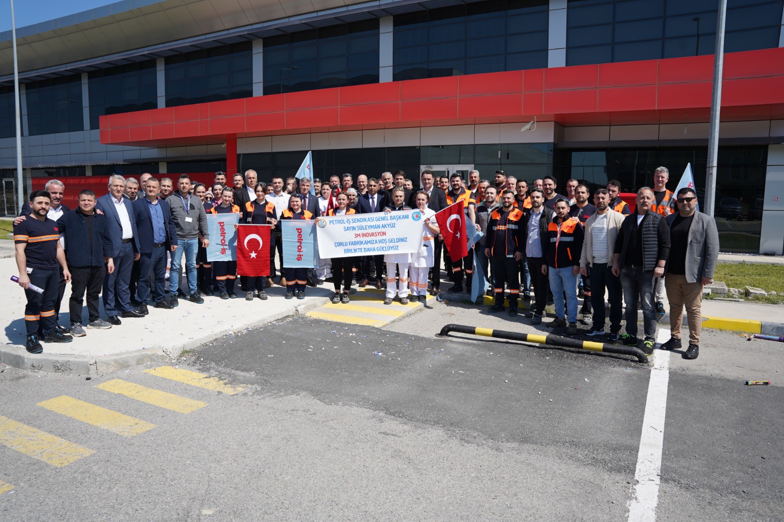 GENEL BAŞKANIMIZ SÜLEYMAN AKYÜZ’DEN 3M İŞYERİNE ZİYARET