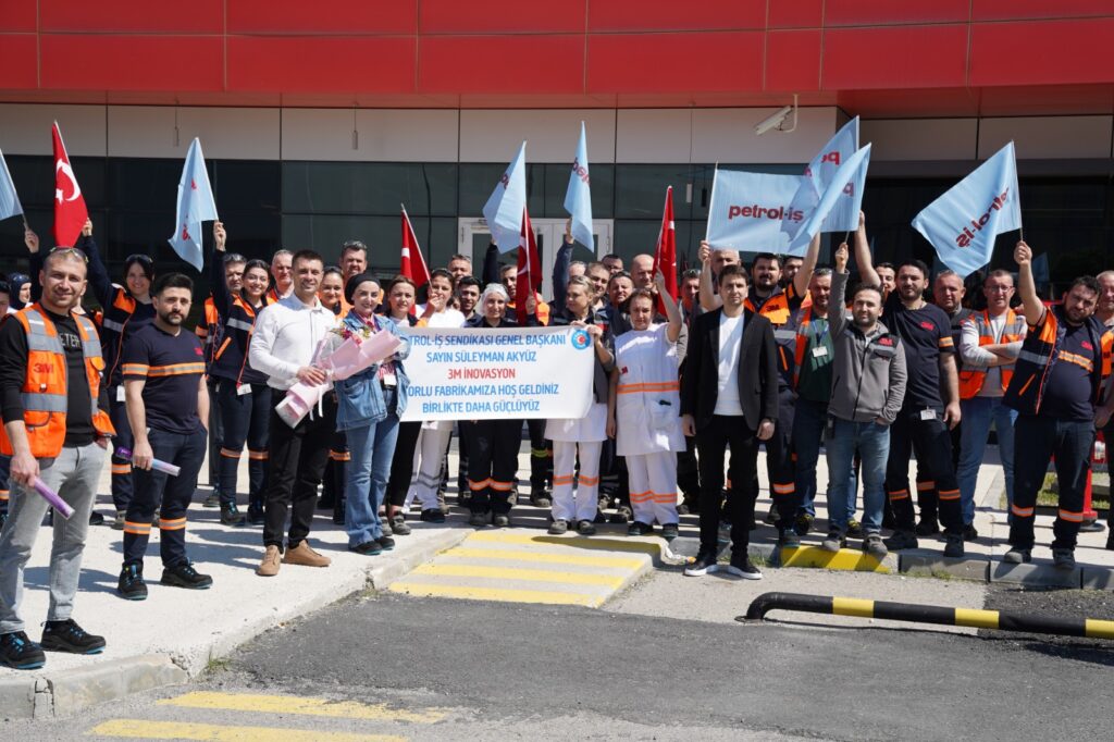 GENEL BAŞKANIMIZ SÜLEYMAN AKYÜZ’DEN 3M İŞYERİNE ZİYARET