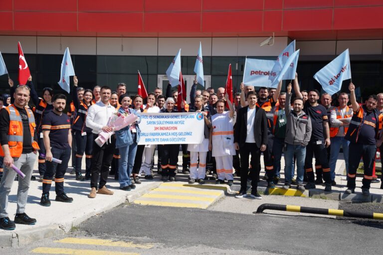 GENEL BAŞKANIMIZ SÜLEYMAN AKYÜZ’DEN 3M İŞYERİNE ZİYARET