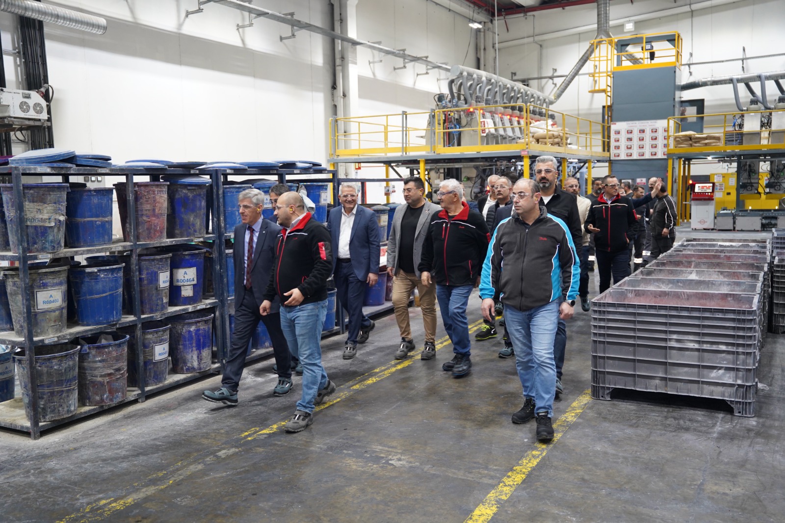 GENEL BAŞKANIMIZ SÜLEYMAN AKYÜZ’DEN DANFOSS İŞYERİNE ZİYARET