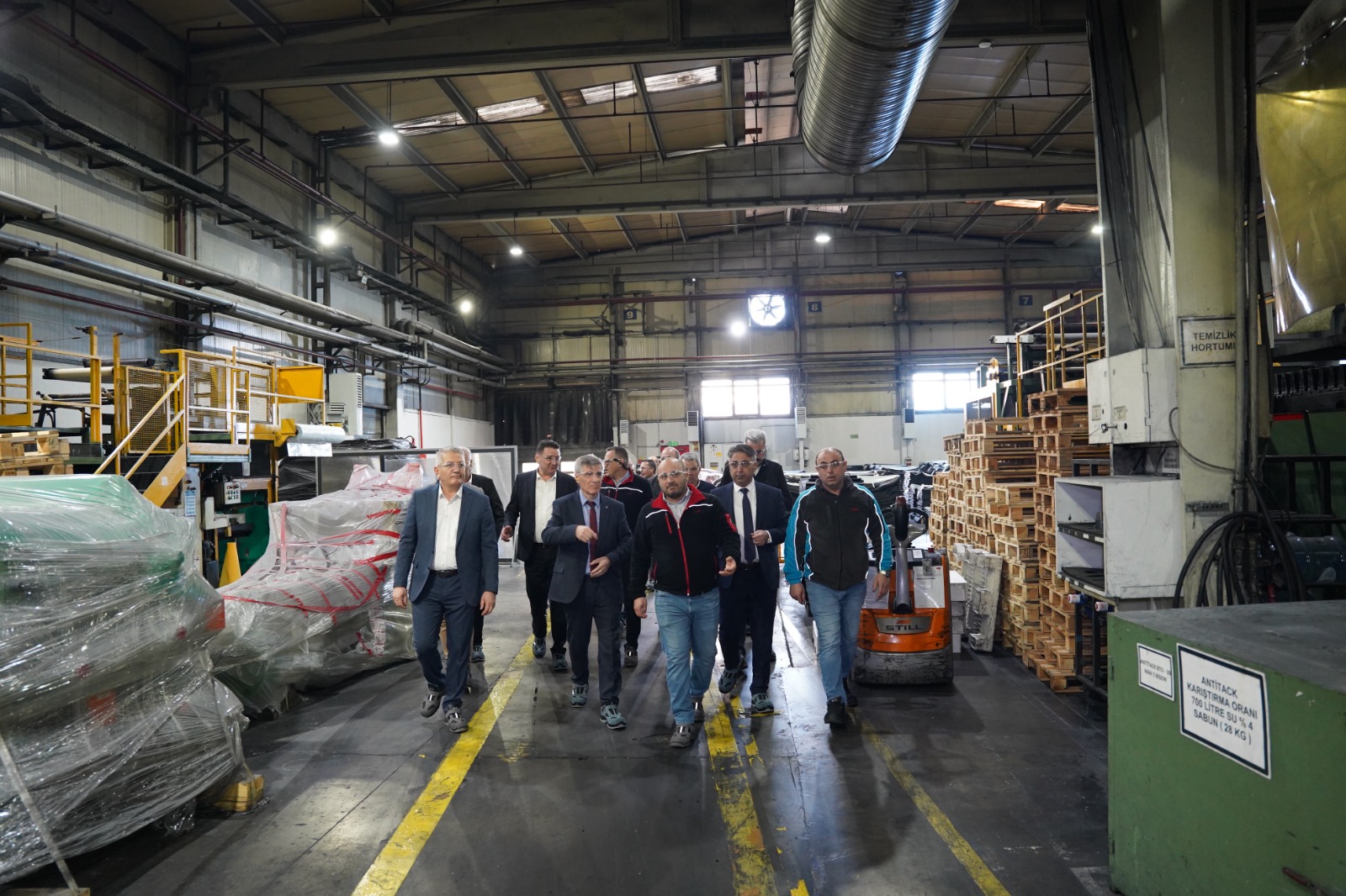 GENEL BAŞKANIMIZ SÜLEYMAN AKYÜZ’DEN DANFOSS İŞYERİNE ZİYARET