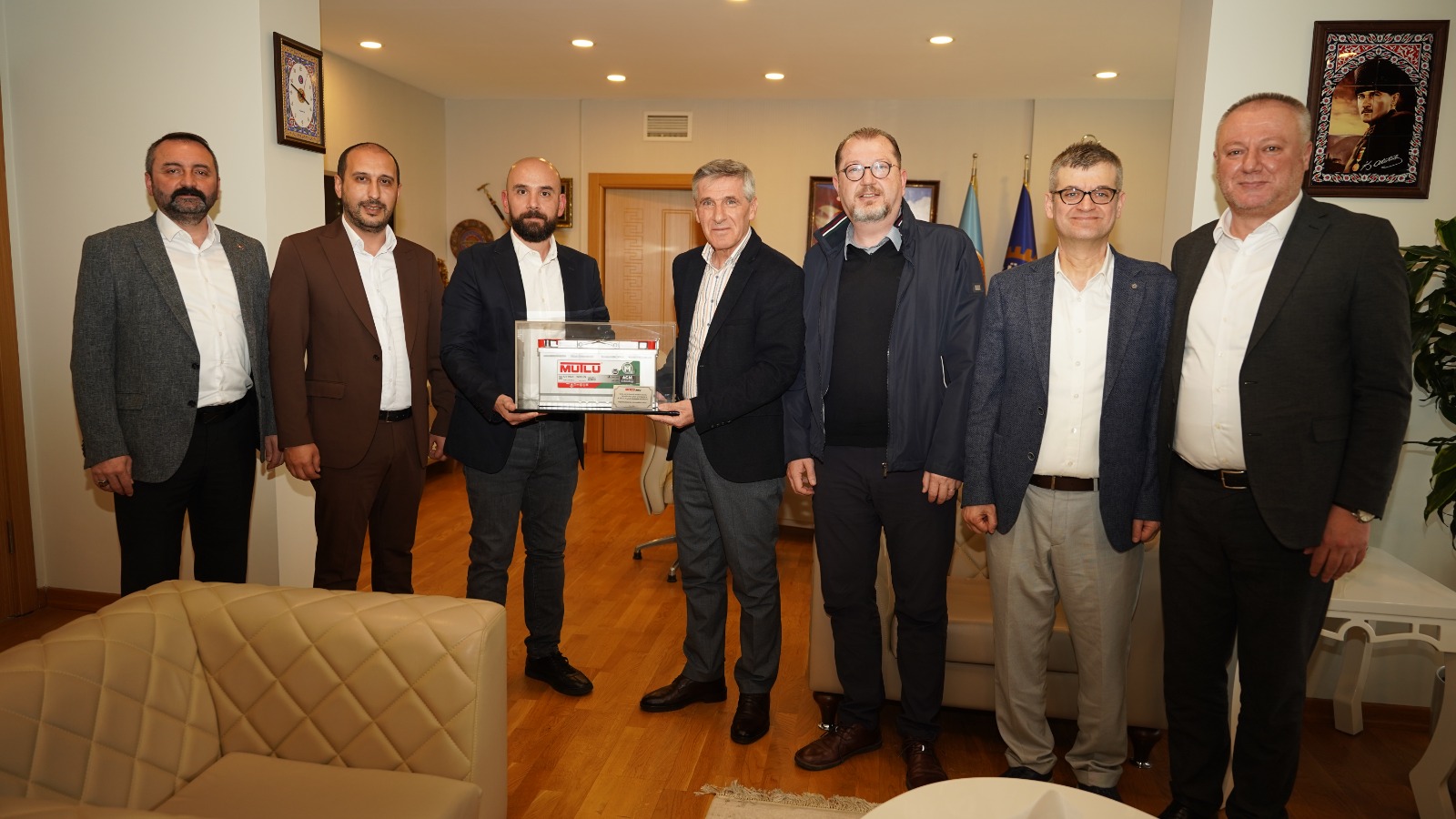 Mutlu Akü Yönetiminden Sendikamıza Nezaket Ziyareti