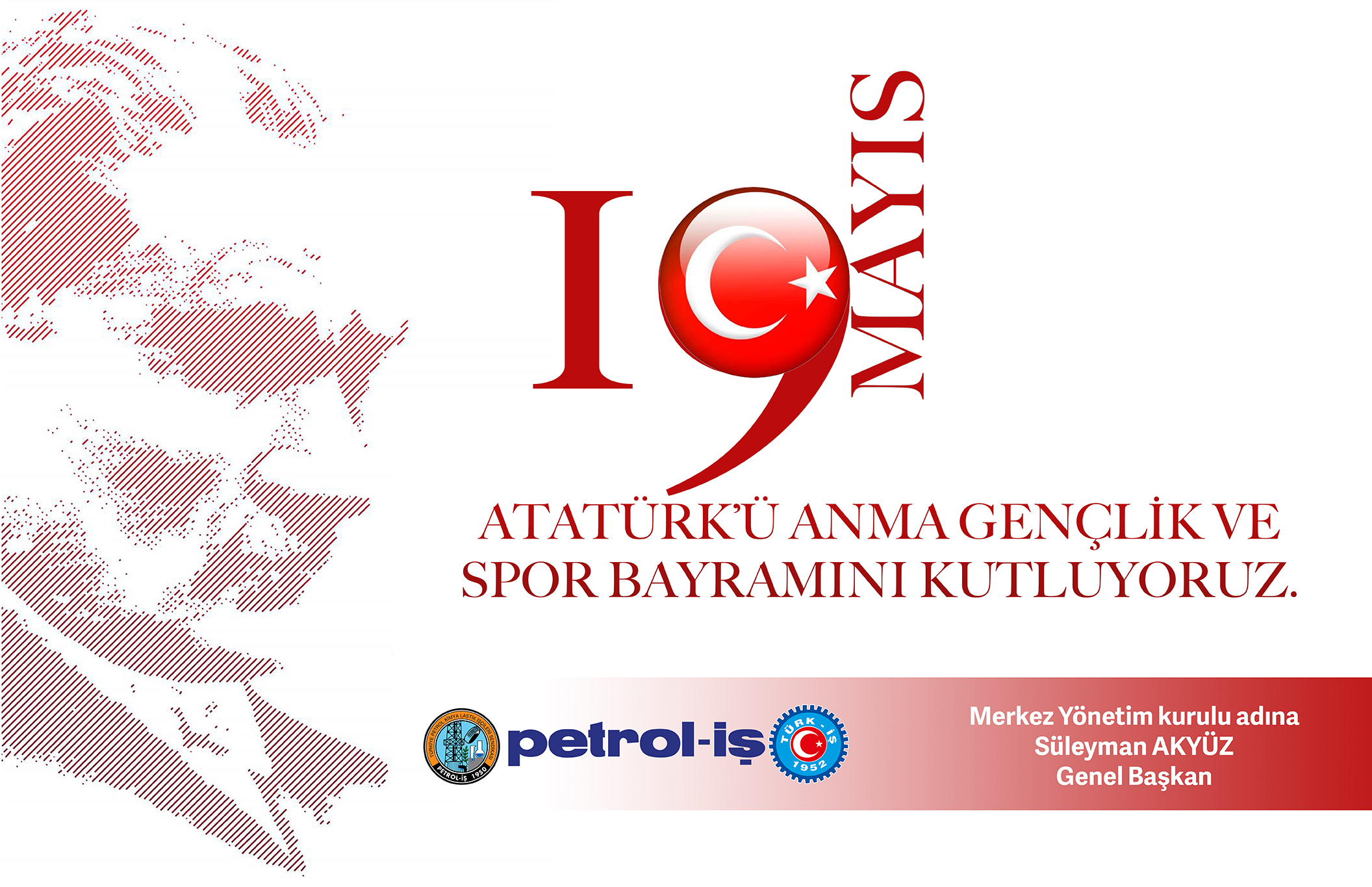 19 Mayıs Atatürk’ü Anma, Gençlik ve Spor Bayramı Kutlu Olsun