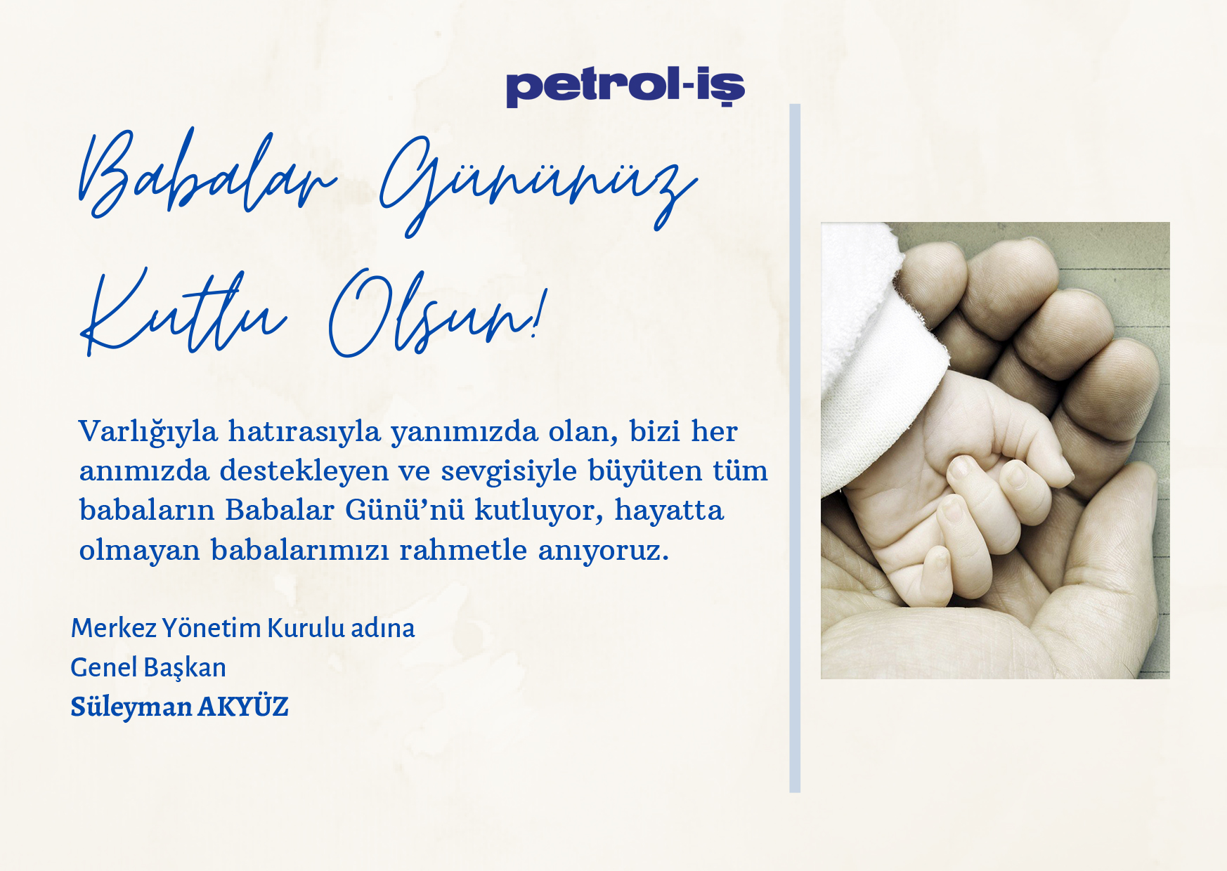 Babalar Günü Kutlu Olsun