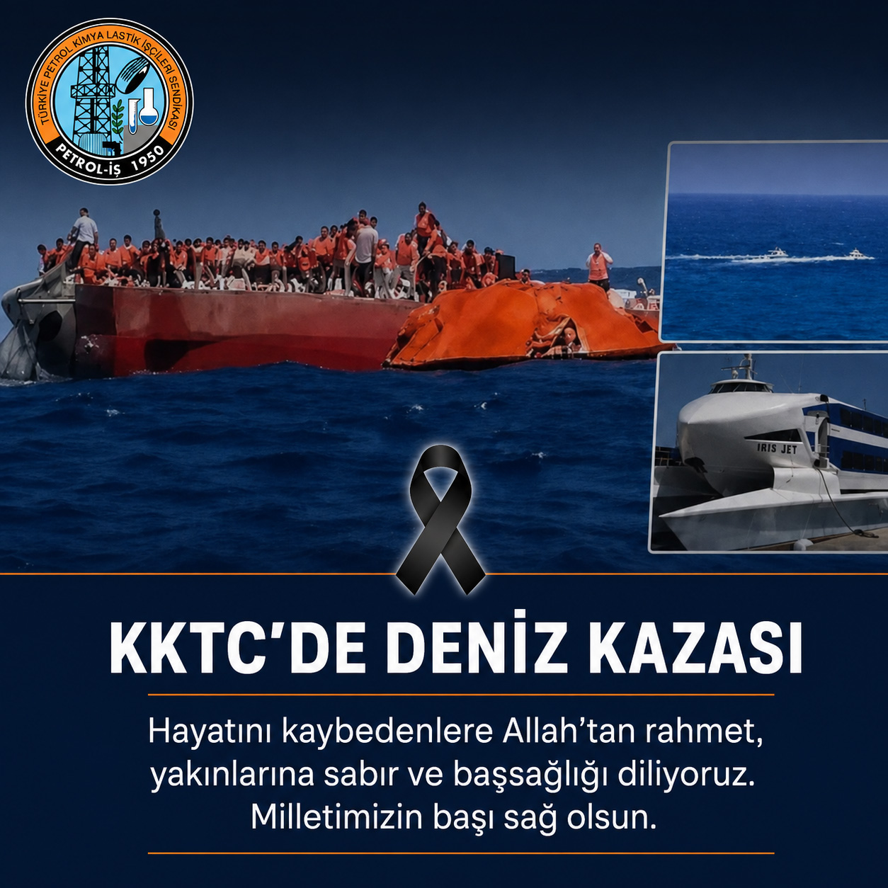 KKTC’de deniz kazası… Milletimizin başı sağ olsun