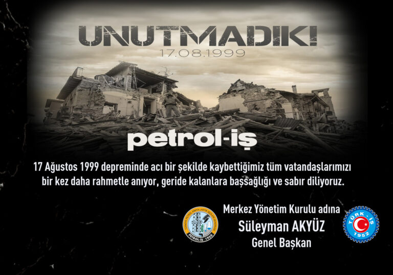 17 Ağustos'u Unutmadık!
